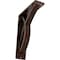 Ekena Millwork Miller Wrought Iron Bracket, (Triple center brace), Antiqued Copper 2"W x 5 1/2"D x 8"H BKTM02X05X08TMIACO - alternate 1